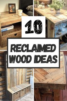 the top ten reclaimed wood ideas