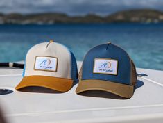 Embrace the perfect blend of style and comfort with our "Mar y Sol" Trucker Hats. Tailored for outdoor enthusiasts, these caps feature breathable mesh for coolness and a curved visor for sun protection. Whether sailing the seas or roaming the urban landscape, the distinctive "Mar y Sol" badge connects you with the spirit of nature and adventure. Available in two appealing colors: navy blue and beige, these hats are the ideal accessory for your next outdoor venture. Navy Baseball Cap For Summer Outdoor, Beach Trucker Hat Breathable Cap, Lightweight Trucker Hat For Outdoor, Beach Mesh Snapback Hat, Summer Trucker Hat With Breathable Mesh, Outdoor Trucker Hat With Uv Protection, Mesh Trucker Beach Hat, Beach Mesh Trucker Hat, Breathable Mesh Trucker Hat For Beach