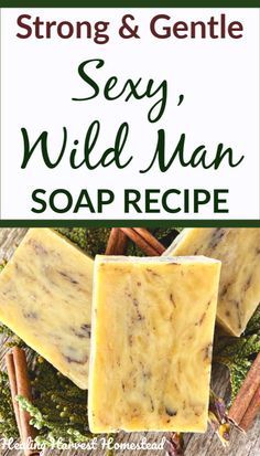 Hot Process Soap, Easy Soap Recipes, Handmade Tutorial, Wild Man, Recipe Tutorial