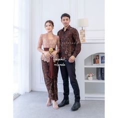 Kebaya Couple set | full set of kebaya and men's batik shirt, hazelnut couple modern, long sleeve Kebaya Size (Bust) S bust 84 cm M Bust 88 cm L Bust 92 cm XL Bust 96 cm 2XL Bust 100 cm Skirt Size (Hip Circumference) S hip 85 cm M hip 90 cm L hip 95 cm XL hip 100 cm 2XL hip 105cm 3XL hip 110cm   Shirt Size (Bust) S bust 100 cm M bust 105 cm L Bust 110 cm XL Bust 115 cm 2XL Bust 120 cm 3XL Bust 125 cm - KEBAYA HAS FRONT BUTTONS, SAFE BUSUI. SEMI ITALY KEBAYA MATERIALS, SOFT - WIRU SKIRT - LONG-SL Brown Long Sleeve Sets For Wedding, Batik Shirt, Outfit Hijab, Modern Couple, Full Set, Skirt Pattern, Long Skirt, Dress Clothes For Women, Outfit Sets