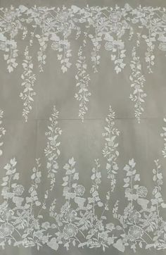 White Net Fabric, White Lace Embroidered Wedding Fabric, Festive White Lace Embroidered Fabric, Luxury White Lace With Floral Embroidery, White Lace Fabric With Floral Embroidery, White Floral Print Embroidered Lace Fabric, Rose Flower Pattern, Embroidery Floral, Flower Lace