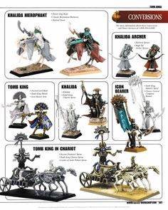 the contents of an action figure set including knights, knights and knight figures are shown