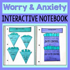 More students than ever are dealing with worry and anxiety. These interactive notebook pages will help your upper elementary students learn strategies to help them cope with their feelings. Students will love constructing these notebook pages and students can take them home as a reminder to use their strategies when they are feeling anxious! ************************************************************************************************What's Included:Interactive notebook template for each pageW School Counseling Ideas, Coping Skills Activities, Elementary School Counselor, Interactive Notebook Activities, Counseling Lessons, Social Skills Activities, Elementary School Counseling, School Social Work, Counseling Activities