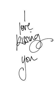 the words i love blessing you written in cursive writing on a white background