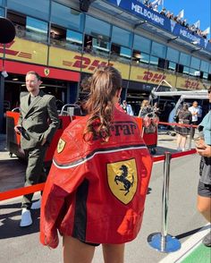 Bentuk Alis, Race Outfit, Ferrari Jacket, Dirty Air, Ferrari F1, Racing Jacket, Future Lifestyle, Mode Vintage, Formula One