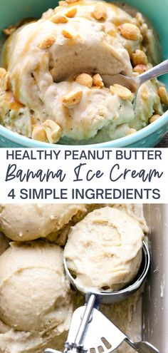 healthy peanut butter banana ice cream 4 simple ingredients to make it tasteful and delicious