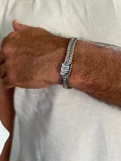 Personalize this Beaded Stainless Steel Bracelet for Him with different names or words, it is the perfect gift for Father's Day and the accessory that he would actually wear! You can get from 1 to 10 beads totally personalized. super durable as it is made from stainless steel. ADDITIONAL DETAILS MATERIALS: This bracelet comes in Stainless Steel. SIZES: Wearing Length: 8.2" GIFTING: All our products come ready to give in a beautiful gift bag with cleaning cloth and care instructions.  PRODUCTION Bracelet For Him, Christmas Gift For Him, Gift Bracelet, Christmas Gifts For Him, Men Jewelry, Bracelet For Men, Jewelry Christmas, Name Jewelry, Christmas Gift Jewelry