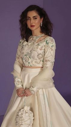 Pakistan Dress, Cutout Neckline, Snow Maiden, Indian Outfits Lehenga, Hania Amir, Friend Lyrics, Lehenga Designs Simple, Draping Fashion, Dress Idea