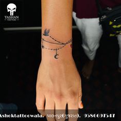 TashanTattoo
AshokTattooWala
S.20. Tirupati plaza
Opp. New bus stand
Near gd modi collage
Palanpur (gujrat)
9586697547
9687533310 Dainty Bracelet Tattoo, Charm Bracelet Tattoo For Women, Wrist Bracelet Tattoo Unique, Armband Tattoo Frau, Wrist Hand Tattoo