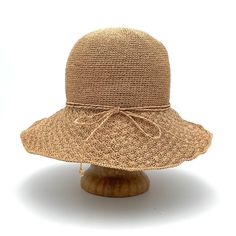 Toyo Straw Adjustable Chin Strap One Size Fits Most Spot Clean With Water Our popular Frida straw hat is the perfect accessory to help keep you cool in hot weather. It offers great outdoor protection against UV rays. The Frida sun hat is the perfect accessory to take on your adventures because it travels well in your suitcase. It is bendable, crushable and packable to help conserve space in your luggage and it easily unfolds and retains it shape when you arrive at your destination. The wire brim Eco-friendly Natural Woven Straw Hat, Eco-friendly Beige Straw Sun Hat, Eco-friendly Woven Straw Hat With Curved Brim, Eco-friendly Woven Straw Hat In Natural Color, Luxury Cream Wide-brim Straw Hat, Crochet Sun, Brand Words, Straw Sun Hat, Crochet Sun Hat