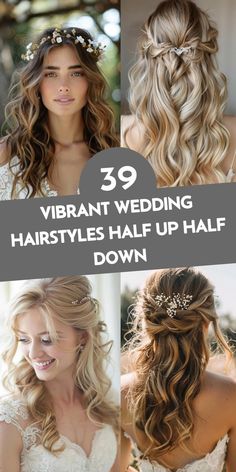 Unveil 39 captivating half up half down wedding hairstyles that will make you shine on your big day. These versatile looks offer endless possibilities for customization, allowing you to express your unique style. Discover the perfect balance of elegance and effortless charm for your bridal hair.