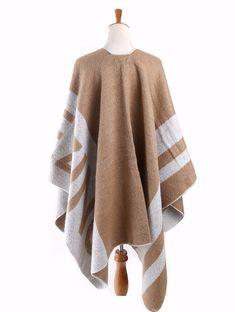 Pattern Type: GeometricStyle: FashionMaterial: CashmereSeason: Autumn, Winter ﻿SKU: 2055458 Beach Cape Shawl For Fall, Oversized Brown Cape Shawl, Beige One Size Shawl Poncho, Fall Beach Cape Shawl, Oversized Beige Shawl Poncho, Winter Poncho, Womens Cashmere, Cashmere Wool, Warm Winter