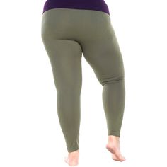 Boost your confidence with this curve-loving skinny leggings to add flirty and flattering elegance to your outfit. Whether you pair it with a top or a mini dress, this simple silhouette will support and accentuate your body’s every move. Constructed with a high-quality polyester and spandex blend, high rise waist band with tummy control capabilities, you will never want to take these leggings off. One size fit most with an inseam of 24 inches. Versatile Green Stretch Yoga Pants, Versatile Stretch Green Yoga Pants, Versatile Stretch Green Leggings, Tight Green Elastane Yoga Pants, Green Tight Elastane Yoga Pants, Green Stretch Elastane Leggings, Green Elastane Leggings, Plus Size White, Simple Silhouette