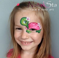 Turtle Face Paint, Adult Face Painting, Christmas Face Painting, Face Paint Makeup, Glitter Tattoo