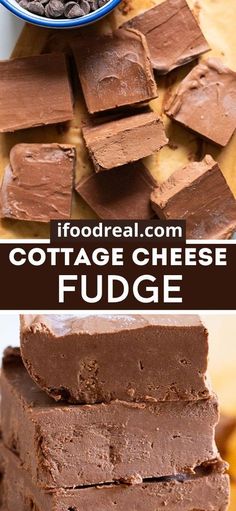 chocolate fudge is an easy dessert that's ready to be eaten