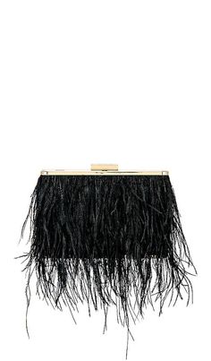 Walk on the wild side with the stunning Estelle Bag, showcasing layers of genuine feathers. This conversation-starting clutch is perfect to wear with jeans or your favorite LBD. Bonus: it's also large enough to store all of your day to night essentials. W18cm x H10cm x D5.5cm Removeable link shoulder chain Feathers on a satin base Fits a large smart phone Includes protective dust bag Designed in Melbourne, Australia Feather Clutch, Black Clutch Bag, Head Pieces, Hey Good Lookin, Black Clutch, Roaring 20s, Shoulder Chain, Ostrich Feathers, Fashion Help