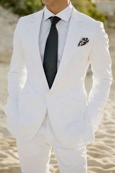 Chambelanes Outfits, Linen Wedding Suit, White Tuxedo Wedding, Mens White Suit, White Wedding Suit, Baju Kahwin, Terno Slim, White Tux, Suit Groom