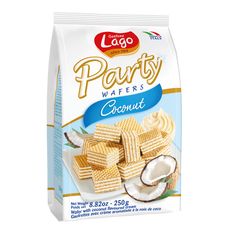 Gastone Lago Coconut Wafers, 8.8 oz Sweets & Snacks Gastone Lago Whey Powder, Wafer Cookies, Cream Filling, Cookie Party, Italian Cookies, Dessert Dishes, Tasty Bites, Italian Desserts, Party Desserts