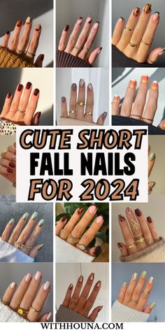 Fall has come, which means it's time for you to upgrade your short nails to one of these cute short fall nails of 2024. As a nail lover, I can't miss out a season without getting a fresh nail set and I bet it's the same for you. Thus we've got you everything from short fall nails 2024 , cute fall short nails, fall short nail ideas, fall short nail inspo, short fall nail colors, short fall nail ideas, autumn short nails and so much more to enjoy this fall with a new mani. Short Nails November 2024, Fall Short Acrylic Nails Autumn, Fall Nail Colors Short, Fall Nail Colors For Short Nails, Trending Nail Colors Fall 2024, Short Nails 2024 Fall, Short Nails Acrylic Autumn, Nails Ideas On Short Nails, Fall Ballerina Nails Short