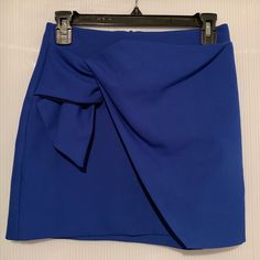 Never Worn, Perfect Condition! Chic Fitted Blue Mini Skirt, Chic Fitted Blue Skirt, Blue Fitted Mini Skirt For Day Out, Fitted Blue Mini Skirt For Day Out, Trendy Blue Stretch Skort, Trendy Stretch Blue Skirt, Elegant Blue Mini Skirt For Spring, Chic Blue Party Skort, Elegant Blue Skirt For A Day Out