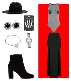 "Halloween Work Outfit !" by trippyscloset on Polyvore featuring Topshop, Yves Saint Laurent, Ãtudes, Bulova and West Coast Jewelry Halloween Work Outfit, West Coast, Work Outfit, Off White