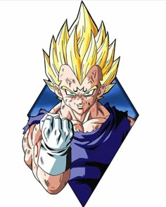 an image of gohan with his fist raised in front of the viewer's face