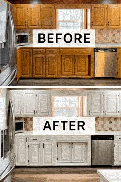 before and after pictures of kitchen cabinets