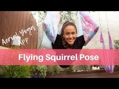 Aerial Yoga Advanced Pose: Flying Squirrel - YouTube Yoga Advanced, Best Yoga Videos, Yoga App, Bicep Workout, Yoga Sutras, Yoga Poses Advanced, Flying Squirrel