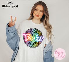 Teacher Tshirt Colorful Teacher Shirt 90s Shirt 90s Teacher - Etsy Playful Multicolor Shirt For School, Retro Multicolor T-shirt For School, Trendy Multicolor School Shirt, Casual Multicolor T-shirt For School, Multicolor School Spirit T-shirt For Summer, Fun Multicolor Shirt For End Of School Year, Multicolor Summer T-shirt For School Spirit, Casual School Shirt With Sublimation Print, Fun Multicolor Tops For School