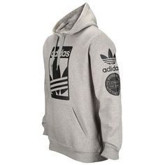 SUPER SPORTSWEAR Brand New! AUTHENTIC ADIDAS APPAREL ADIDAS MEN'S ORIGINALS SPORTSWEAR COLLECTION STREET GRAPHIC PULLOVER HOODIE Men's Size - S Colour - Medium Grey Heather/Black This men's Hooded sweatshirt has true adidas Originals style. With a front graphic inspired by a sneaker tongue label, the pullover has slightly batwing sleeves, adjustable lined hood and adidas logos on the left sleeve for seal of 3 stripe brand. Kangaroo pockets Pullover fleece Drawcord-adjustable lined hood Large Ton Streetwear Adidas Logo Fleece Sweatshirt, Adidas Three Stripes Hoodie Sweatshirt, Adidas Hoodie With Three Stripes, Adidas Logo Fleece Hoodie For Fall, Adidas Hoodie Sweatshirt With Three Stripes, Adidas Hoodie With Logo For Streetwear, Adidas Fleece Hoodie For Streetwear, Adidas Logo Fleece Hoodie For Winter, Adidas Logo Hooded Sweatshirt For Winter