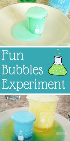 this is an image of fun bubbles experiment