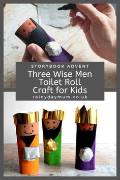 three wise men toilet roll craft for kids