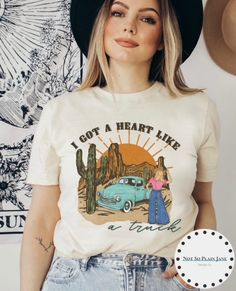 Our designs are pressed onto soft, unisex fitting apparel. Retro Cotton T-shirt With Heart Graphic, Casual Custom Print Ring-spun Cotton Tops, Casual Custom Print Tops, Casual Tops With Custom Print, Casual Ring-spun Cotton Tops With Custom Print, Heart Like A Truck, Heather Grey Sweatshirt, Dark Fabric, Ink Transfer