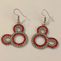 Silver Drop Earrings With Red Crystals Mickey Mouse Disney We Can Bundle Any Items! Please Check Out All Of My Items To Make Sure You See Everything. Message M To Bundle. I Will Apply A Discount For You! I Will Also Combine Shipping Charges. Let Me Know If I Can Help You! I May Have More Than 1 Of Each Item Listed. Just Ask! Silver, Cheetah, Snakeskin, Rose Gold, Stainless Steel, Unique, Sapphire, Diamond, Bridal, Vintage, Retro, Boho, Bracelet, Teardrop, Natural, Stamped, Shiny, Cz, Dangle, Drop, Casual, Gold, Micro, Diamond, Pearl, Ruby, Bridal, Asymmetrical, Etc. Wedding, Graduation, Bridesmaids, Birthday, Girls Trip, Shower Favors, Sorority, Teachers Gift, Bachelorette Party, Christma Secret Santa Gift Exchange, Gift Bachelorette Party, Diamond Decorations, Crystal Snowflakes, Art Earrings, Tassel Drop Earrings, Sparkle Earrings, Secret Santa Gift, Pink Enamel