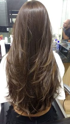 Hair Inspiration Long, Hairstyles For Layered Hair, Long Brown Hair, Haircuts Straight Hair, Hair Stylist Life, Long Layered Hair, Haircuts For Long Hair, Hair Inspo Color, Silky Hair