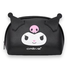 Keep Your Makeup Essentials And Toiletries Organized In Style With The Crme Shop X Sanrio Kuromi Kawaii Makeup Bag. Made From Faux Leather, This Kuromi Makeup Bag Features A Convenient Zipper Closure And Is Easy To Cleanjust Wipe It Clean! Its Spacious Design Ensures You Have Plenty Of Room For All Your Beauty Products. This Sanrio Makeup Bag Is Perfect For Fans Of Kuromi And My Melody, Making It An Ideal Kuromi Birthday Gift. Whether You’re At Home Or On The Go, The Kuromi Makeup Bag Crme Adds Kuromi Makeup, Kuromi Birthday, Sanrio Makeup, Target Makeup, Kuromi And My Melody, The Creme Shop, Creme Shop, Kawaii Makeup, Canvas Makeup Bag