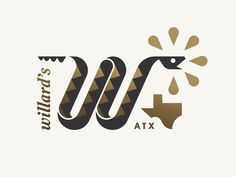 the logo for arizona's wildlife park is shown in gold and black on a white background