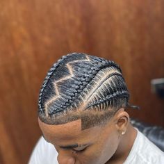 Male Cornrows ♡. Appointments & Walkins Available📲. 📍6th Avenue Barataria on the main ro... Four Braids Men, Braided Male Hairstyles, Men 4 Braids, Mens Braids Hairstyles With Fade, Zig Zag Cornrows Braids For Men, Braiding Hairstyles For Men, 6 Braids Men, Male Stitch Braids, Black Men Braids Hairstyles Cornrows