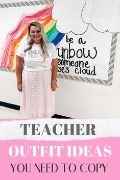 Plus Teacher Outfits 2022, Student Teaching Outfits Plus Size, Teacher Clothes Teaching Outfits Plus Size, Daycare Teacher Outfits Plus Size, Plus Size Skirt And T Shirt, March Teacher Outfits, Teacher Tee Shirt Outfits, Teacher Spring Outfits 2023, Dress With Tee Shirt Over