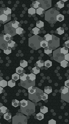 an abstract black and white background with hexagonal shapes