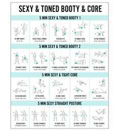 a poster with instructions for how to use the body and core