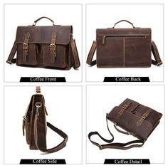 This MVA Men Briefcase Genuine Leather Bag has multiple pockets, slots and compartments and has a zipper closure type. The solid pattern of the bag makes it appear chic and perfect for travel. These crazy horse polyester lining messenger handbags for men are just the right size and are very versatile.

Specifications

Item Type: Briefcases
Interior: Interior Compartment,Computer Interlayer,Cell Phone Pocket,Interior Zipper Pocket,Interior Slot Pocket
Item Height: 29.5cm
Style: Fashion
Genuine Le Brown Satchel Briefcase With Zipper Pocket, Brown Zipper Closure Cases For Everyday Use, Brown Cases With Zipper Closure For Everyday Use, Brown Rectangular Briefcase With Zipper Pocket, Brown Business Bags With Zipper Pocket, Brown Cases With Zipper Closure For Daily Use, Classic Brown Laptop Bag With Zipper Pocket, Classic Shoulder Bag With Zipper Pocket For Business Trips, Satchel Briefcase With Zipper Pocket For Business Trips