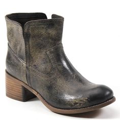 PRICES MAY VARY. pull- on, genuine leather, padded insole, true to size, stacked heel Event Shoes, Walnut Grove, Short Ankle Boots, Western Booties, Genuine Leather Shoes, Shoes Outlet, Ankle Bootie, Leather Pulls, Wedge Boots