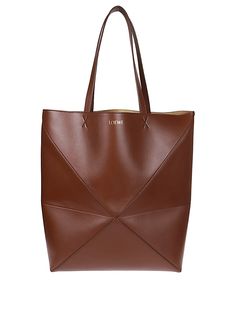 Leather shoulder bag by Loewe. This item is in size UNI and the color is Designer Cognac Tote Shoulder Bag, Designer Shoulder Bag With Leather Lining For Shopping, Designer Leather Shoulder Bag For Shopping, Leather Shoulder Bag Men, Leather Shoulder Bag, Calf Leather, Shoulder Bag, Leather, Color