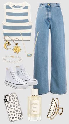 Mode Zara, Casual College Outfits, Diy Vetement, Casual Preppy Outfits, Trendy Outfits For Teens, Everyday Fashion Outfits, Casual Day Outfits, Quick Outfits, Easy Trendy Outfits