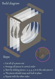 the instructions for how to make a microwave oven with no door and side panels on it