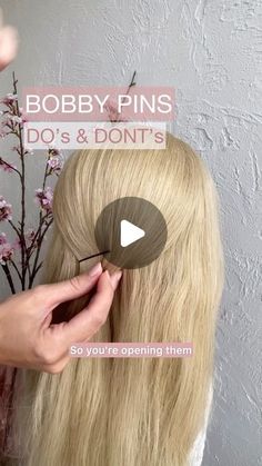 Bridal Hairstylist🇳🇱| Hair + Business Education |Online academy on Instagram: "Bobby pins DO’s & DONT’s   (Entering for @oneshothairawards @behindthechair_com )   It’s the tool we use DAILY, and yet most of us struggle to use it right 💁‍♀️⁣ ⁣ If you want to use a bobby pin correct, you must be sure that:⁣ ❌ You are not taking too much hair⁣ ❌ You are not opening the bobby pins⁣ ❌ You are not letting your bobby pins ‘float’ on the hair⁣ ⁣ INSTEAD:⁣ ✅ Take less hair⁣ ✅ Twist the hair gently⁣ ✅ Keep the bobby pin closed⁣ ✅ Bring the bobby pin in the opposite direction⁣ ✅ Let the bobby pin touch the scalp! Keep your fingers onto the scalp to make sure your Bobby pins will be tight! ⁣ ⁣ I hope this tutorial was useful for you. If yes, definitely 𝗦𝗔𝗩𝗘 and share. ⁣ ⁣ 🔥 want to learn more Bobby Pin Wedding Hairstyles, Half Up Half Down Hair Bobby Pins, Shoulder Length Hair Pinned Back, Sparkly Bobby Pin Hairstyles, Styling Hair With Bobby Pins, Easy Bobby Pin Hairstyles Simple, Using Bobby Pins In Hair, How To Put A Bobby Pin In Hair, How To Pin Hair Back With Bobby Pins