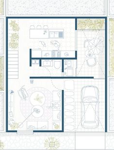 the floor plan for a house with two rooms