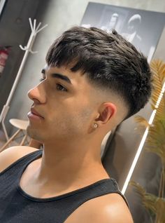 Low Taller Fade, Short Hairstyles For Straight Hair Men, 16 Guard Buzz Cut Taper, Short Straight Mens Haircut, Trendy Mens Haircuts For Straight Hair, Haircut For Straight Hair Boys, Men’s Haircuts Fades, Low Burst Fade Straight Hair, Military Cut Hair Men