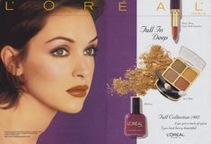 1998 Makeup, Loreal Ads, 90's Makeup, 00s Makeup, 2000 Makeup, 90s Ads, 2000s Magazines, Sugar Pop